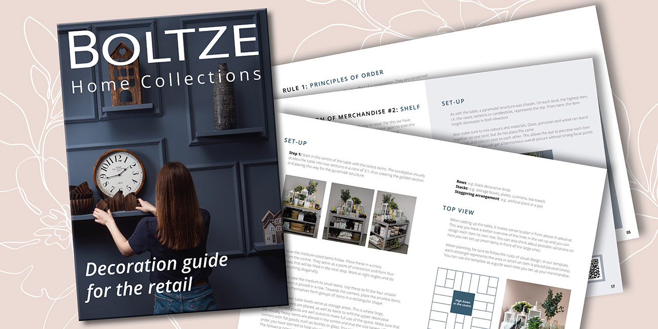 Exclusive decoration guide for retailers | Boltze